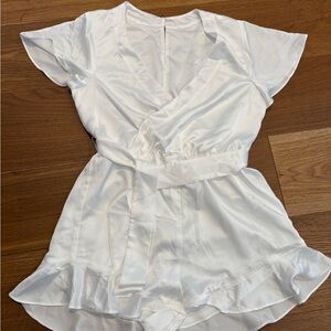 Show Me Your MuMu Ivory romper